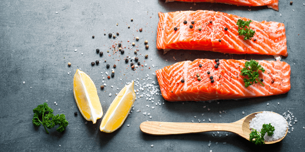 Fresh fish and seafood